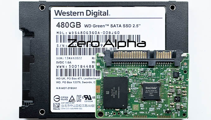WD GREEN 480 GB WDS480G3G0A-00BJG0 SSD Data Recovery