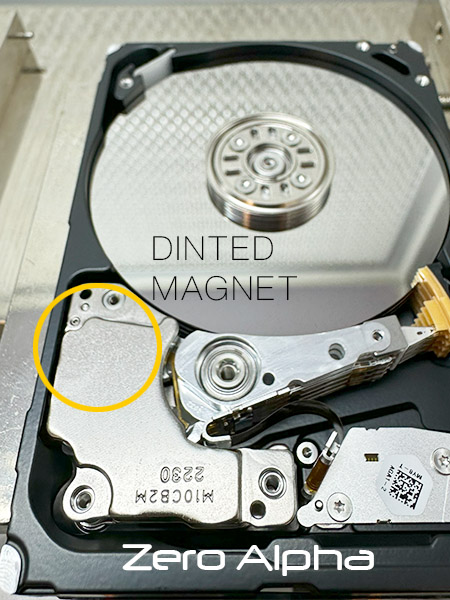 ST4000LM024 dinted magnet data recovery