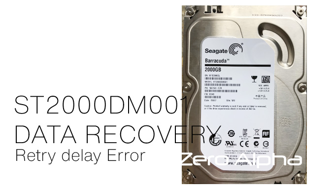 Seagate ST2000DM001 Retry delay error data recovery