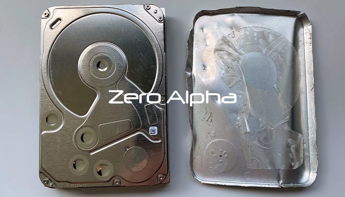 how to open seagate helium filled hard drives top aluminium laser welded cover removed