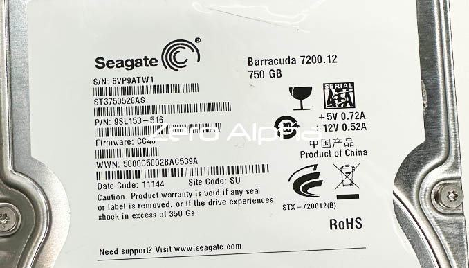 seagate 7200.11 no spin blown pcb