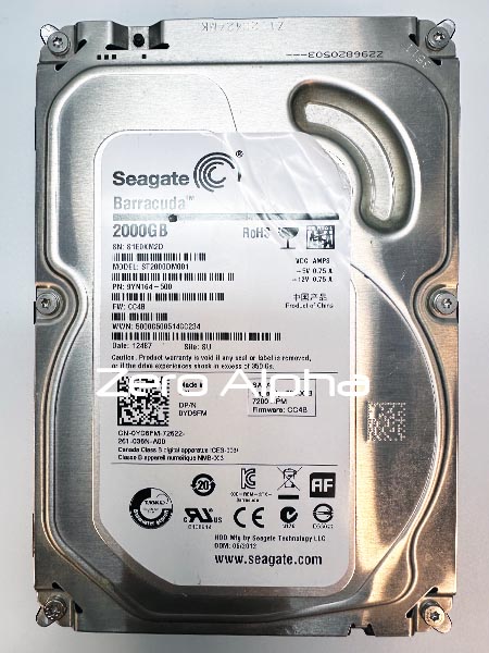 seagate ST2000DM001-9YN164 data recovery