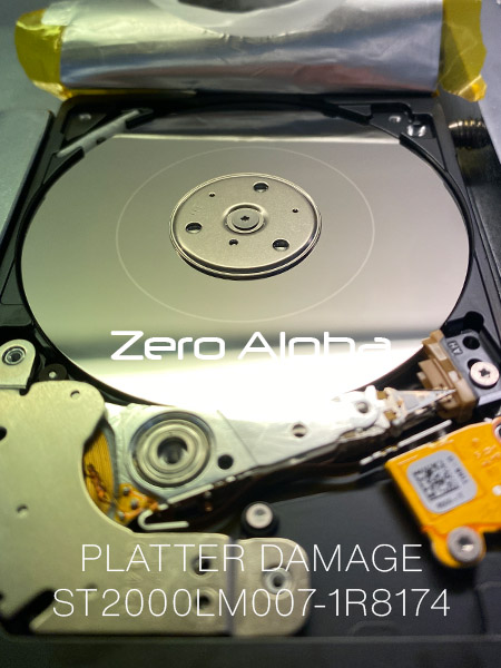 seagate ST2000LM007 1R8174 platter damage ring hdd was dropped
