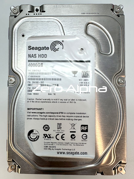 seagate ST4000VN000 nas hdd data recovery