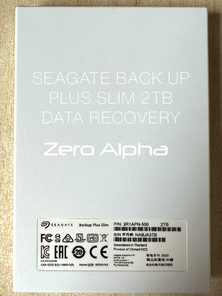 seagate back up plus slim 2TB 2R1APN-500 data recovery