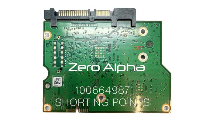 seagate pcb 100664987 shorting points