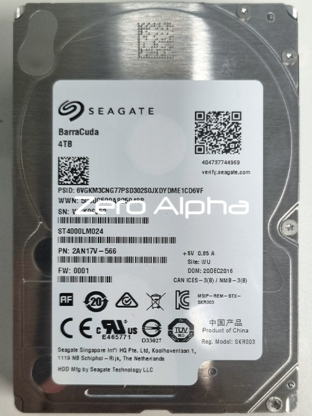 Seagate ST4000LM024 2AN17V-566 4TB Barracuda Data Recovery
