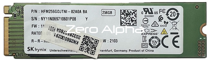 SK Hynix SK Hynix 256GB HFM256GDJTNI-82A0A BA data recovery