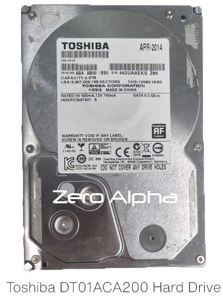 Toshiba DT01ACA200 Hard drive Data Recovery