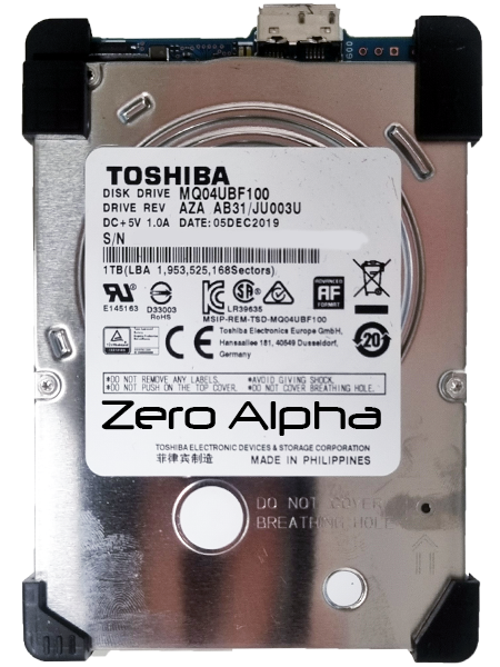 Toshiba MQ04UBF100 Data Recovery Clicking sound