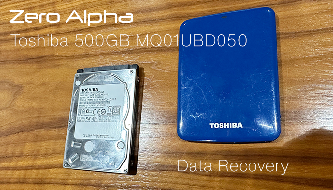 Toshiba 500GB MQ01UBD050 data recovery