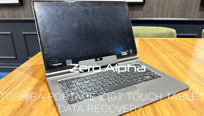 toshiba portage z10t touch tablet data recovery