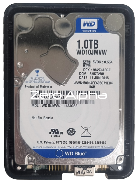 Western Digital WD10JMVW-11AJGS4 Data Recovery Not detecting