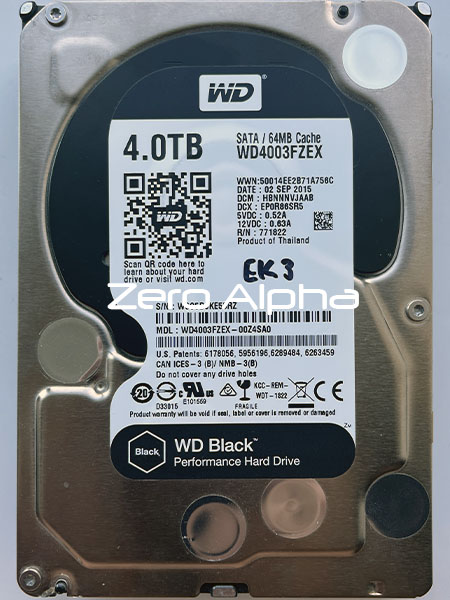 Western Digital WD4003FZEX data recovery
