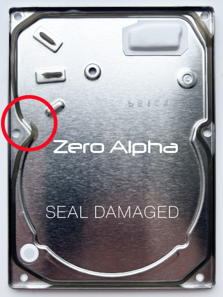 hard drive lid seal damaged data recovery