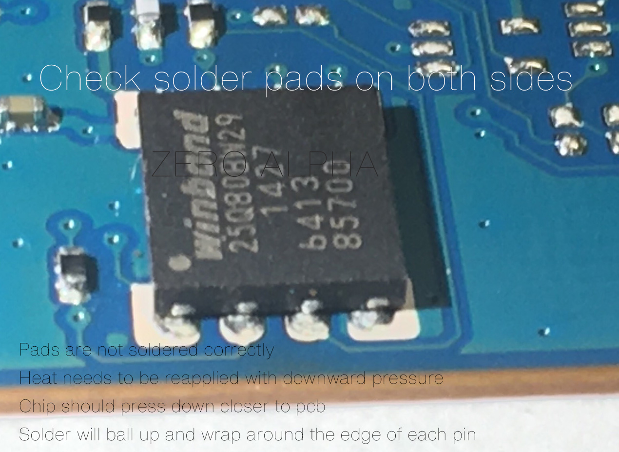 rom chip solder