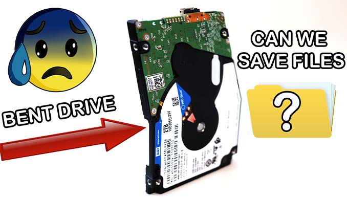 bent hard drive data recovery