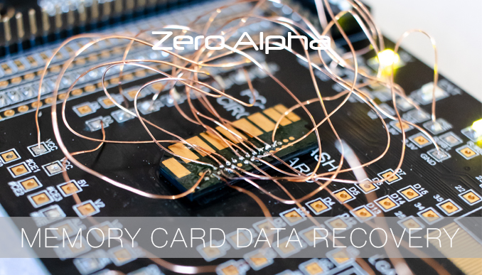 Zero Alpha recovering data from a full sized SD card with embedded technology inside a single pcb